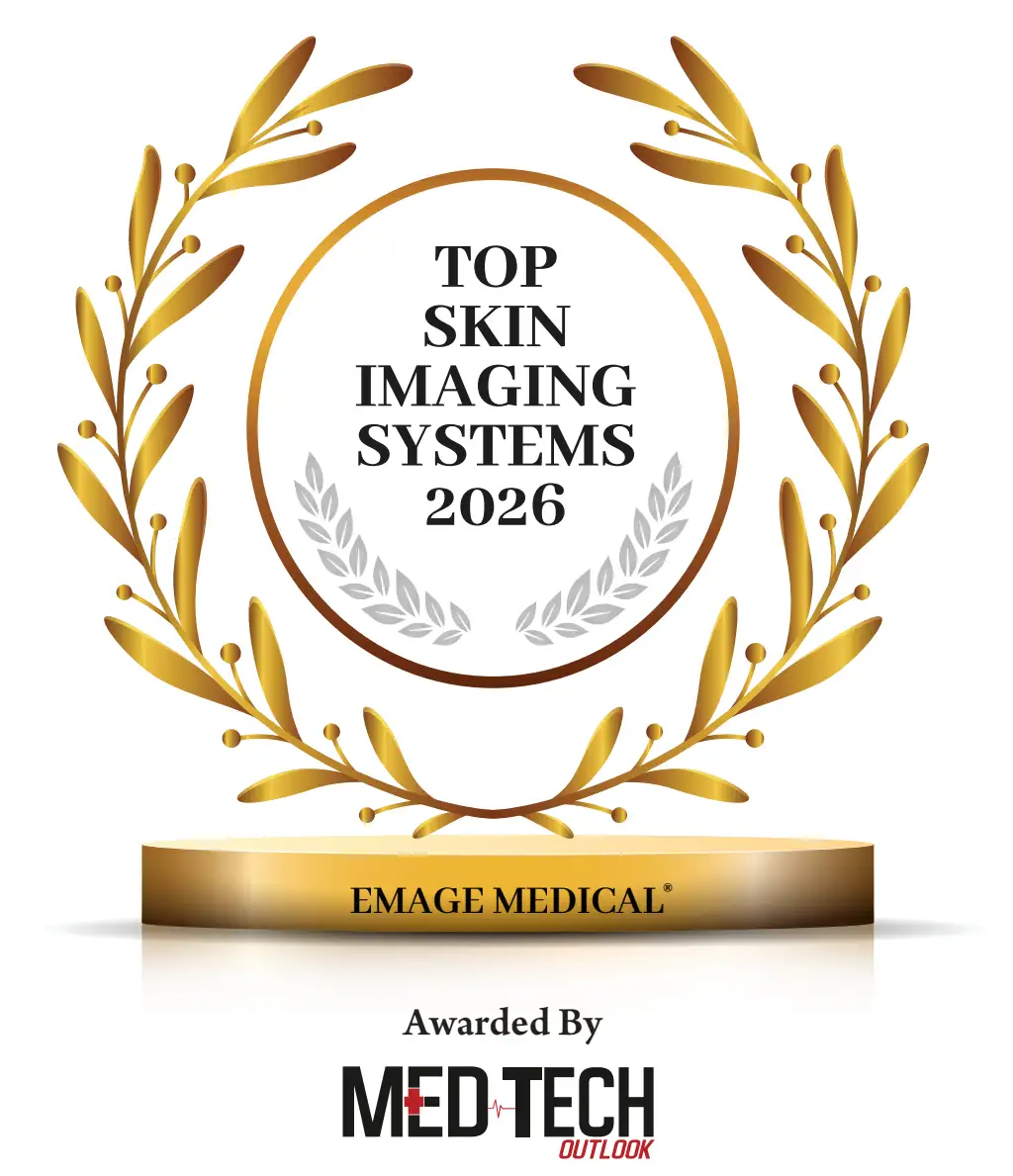 Top Skin Imaging Systems 2026 award badge – Emage Medical, awarded by Med-Tech Outlook